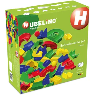 Hubelino GmbH 420473 55-Teiliges Bahnelemente Set Kugelbahn
