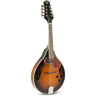 GEWA Mandoline A-1 Select Sunburst Fichte/Mahagoni mit Koffer A1 Mahagoni (Boden, Zarge)