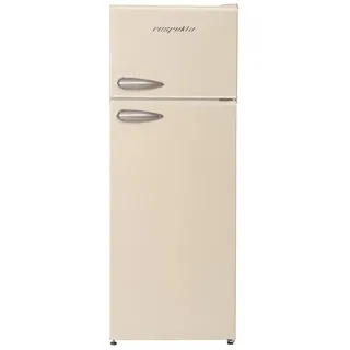 Respekta KS144VC Retro-Kühl-Gefrierkombination (213 l, 1450 mm hoch, Cream