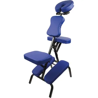 Mobiclinic Mobiclinic®, Massagestuhl, Klappbar, Verstellbar, Inklusive Tragetasche, Unterstützt bis zu 250kg, Vielseitig einsetzbar, Tattoo, Physiotherapie, Oder ästhetik, Mit kopfstütze, Tragbar, Blau