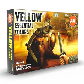 AK-Interactive AK Yellow Essential Colors 3Gen Set