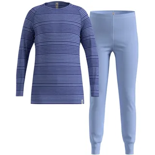 Odlo Active Warm Set Long Blau 152