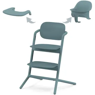 Cybex LEMO Hochstuhl 3in1 Set Stone Blue, Blau
