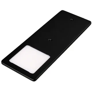 Kalb Material Für Möbel kalb | LED Unterbauleuchten schwarz 5W- sehr flache Küchenleuchte Einbaustrahler Einbauspot, Auswahl:1er Set neutralweiss