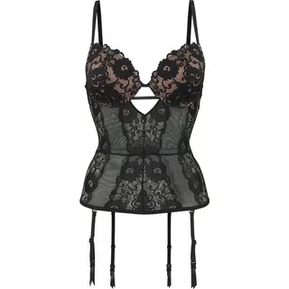 JETTE Corsage Damen schwarz-karamell Gr.80 Cup C