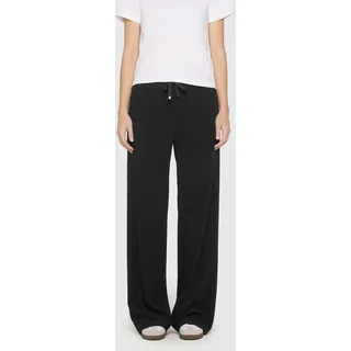 MAC Christy Wide Leg Hose in Schwarz-D38 / L30