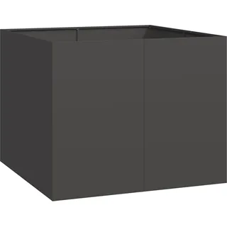 vidaXL Pflanzkübel 100 x 100 x 80 cm Schwarz