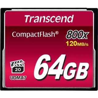 Transcend Compact Flash 64GB 800x