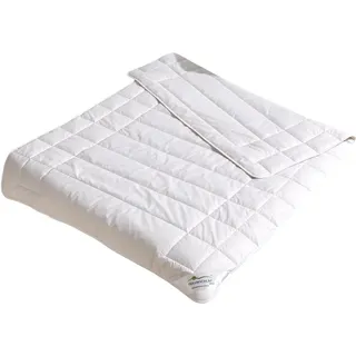 Traumschlaf Alpaka Bettdecke Pako leicht, Füllung: 100% Alpakawolle 135x200 cm - weiß