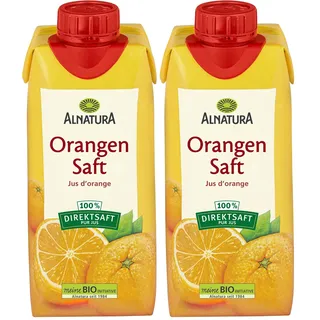 Alnatura Bio Orangensaft, 330ml (Packung mit 2)