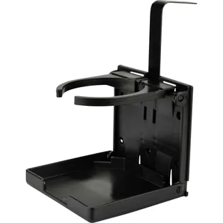 CARTREND Auto Getränkehalter klappbar Dosenhalter Flaschenhalter Trinkhalter Becherhalter für Lüftung mit Klemmbügel, schwarz