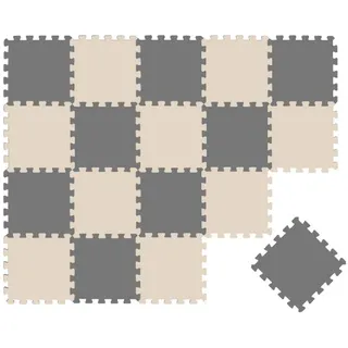 LittleTom Puzzlematte 30 cm Beige/Grau