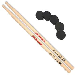 Wincent WMMS Michael Miley Rivals Sons Signature Drumsticks + keepdrum Damper Pads