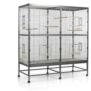 Innenvoliere Montana Paradiso 150 - L 150 x B 65 x H 161 cm (2 Pakete*)