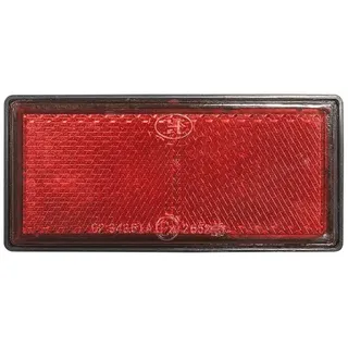 PRO PLUS Reflektor rot 85x39mm selbstklebend mit Grundplatte