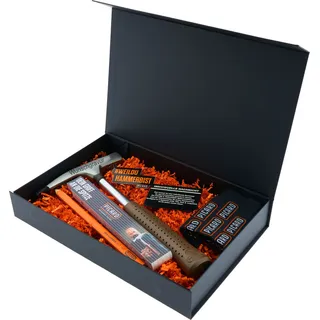 PICARD Geschenkbox Latthammer 298 geraut mit Gravur | Exklusives Handwerker Geschenk zu Weihnachten, Geburtstag & Jubiläum