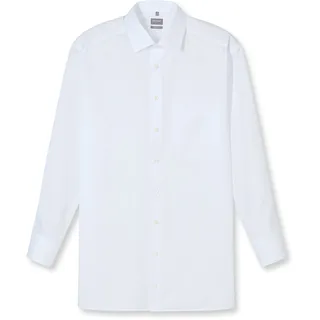 Olymp Luxor, comfort fit, Herren, Gr. 47, Normaler Arm, weiß, 100% Baumwolle, Hemden