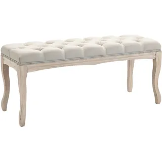 Homcom Sitzbank Polsterbank Beige
