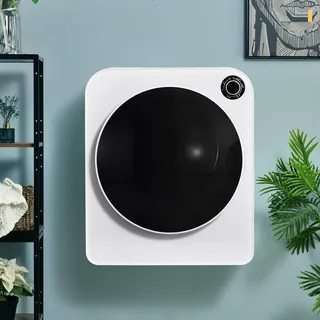 Merax Klein Wäschetrockner mit 5 Programme, Wandmontierbar Ablufttrockner mit Überhitzungsschutz und Dreifachfilter, 3KG, 830W