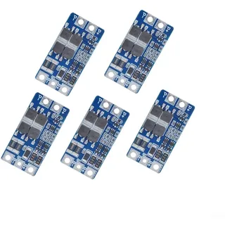babominimer Professionelles 2S 7,4 V Batteriemanagementsystem Schutzplatine 10 A Balance-Modul für Li-Ionen-Akku mit Schlafmodus