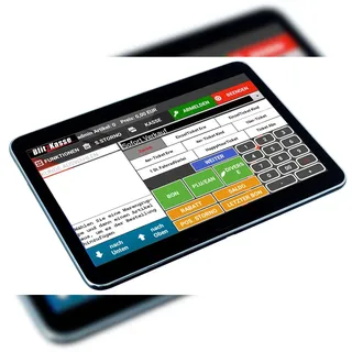 10" Kassenterminal BlitzKasseSALON für Kosmetikstudio, Friseursalon, Fotostudio usw.