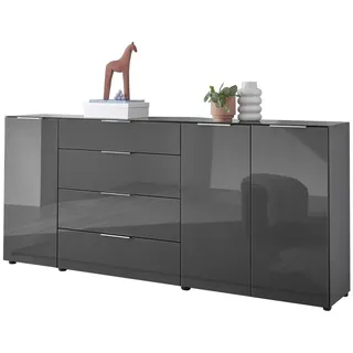 Bega Consult Kommode Santorin Glas Grau Anthrazit