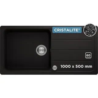 Schock Formhaus D-100L Einbau nero + Excenterbetätigung