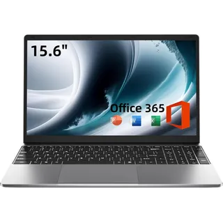 Jumper Laptop 15,6 Zoll HD Display, 4 GB RAM 128 GB SSD, Office 365, Prozessor 5205U Tragbarer Notebook, Akku 38 Wh, Zwei Stereo-Lautsprecher, Typ-C, USB 3.0, 2024