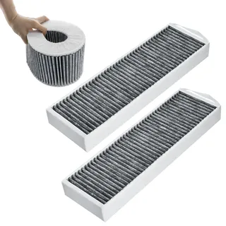 JUYLTOOL 2 Stück Aktivkohlefilter für Bora Pure PUAKF, für Ihr Umluftkochfeld PURU oder PUXU, PUAKF Filter für Ihr Bora Pure/X Pure/S Pure Dunstabzug Ersatzfilter Zubehör