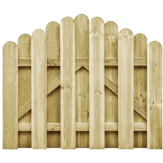 vidaXL Gartentor 100 x 75 cm Grün/Kiefer