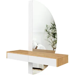 Vicco Schminktisch Melisa 120 x 161 cm mit Beleuchtung, Flexible Höhe möglich, perfekt auf individuelle Bedürfnisse einstellbar