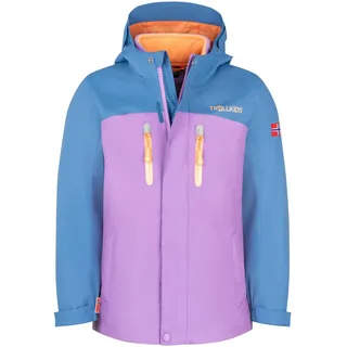 TROLLKIDS 3 in 1 Jacke Bryggen Outdoor girls blau|rot 122 cm
