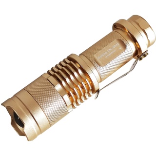 Golfball-Uhu-Shop LED Ballfinder findet massenweise Golfbälle - Golfball Finder Lampe Golfgeschenk (Gold)