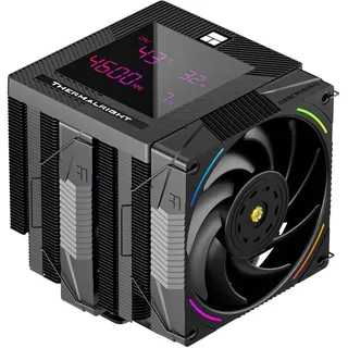 Thermalright Phantom Spirit 120 Digital EVO CPU Luftkühler,7 Heatpipes CPU Kühler,Dual 120mm PWM Lüfter, Digital Screen Top Cover, für AM4/AM5/Intel LGA1700/1851/1150/1151/1200, PC Kühlung