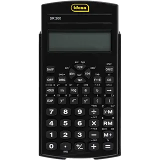 IDENA Schulrechner SR 200 10-stelliges Display schwarz