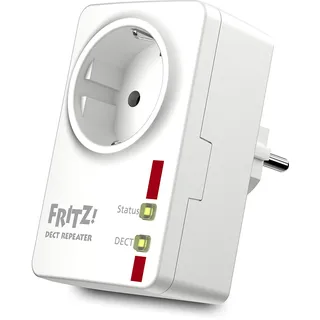 FRITZ!DECT Repeater 100 (Erhöht DECT-Reichweite) deutschsprachige Version | stabile Verbindung für Telefone & Smart Home, einfache Einrichtung per Steckdose, für alle FRITZ!Box-Modelle mit DECT-Basis