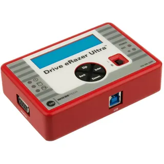 WiebeTech Drive eRazer Ultra Datenlöschgerät für PATA/IDE, SATA, SSD, 75x110x27mm, kein PC nötig