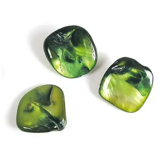 Perlenmuschel, Perlenmuschel, unregelmäßig, glänzend, 12 x 10 mm, 250 g, 167 u, ca.