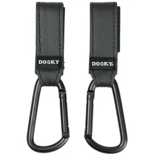 Dooky Kinderwagenhaken 2er-Pack, Black