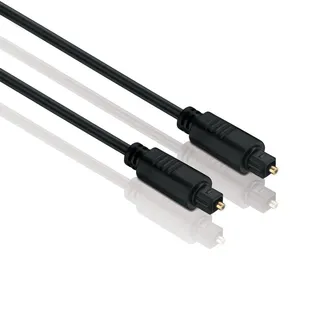 PureLink Toslink S/PDIF Audio Kabel, optisch LWL, Stecker-Stecker, Ø 5,0mm, 0,50m, schwarz