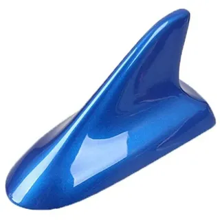 Car Shark Fin Antenne, Asudaro Universal Car Antenna Haifischflosse Auto antennen Wasserdicht Haifischflossenabdeckung Trim Kfz-Dachantennen Haiflosse Autodach Antenne Radiosignalempfangsantenne,Blau