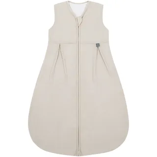 EMMA & NOAH Ganzjahres-Schlafsack Essential 1.0 TOG, beige, 80