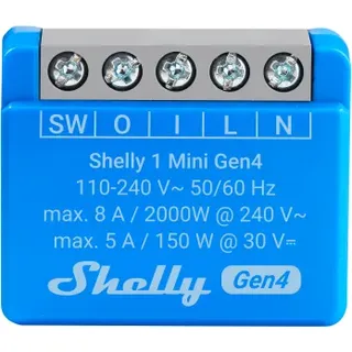 Shelly 1 Mini Gen4 Funk-Schalter