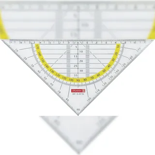 Brunnen Geometrie-Dreieck 16,0 cm Transparent