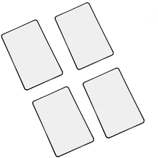 LiJuanWang Vergröserung Leselupen,4 Stück Vergrößerungsglas Leselupe Lupe Vollseiten Lese Lupe,rechteckige Lupe,Leselupe für Senioren und Low Vision,zum Lesen,Schmuck,Bücher,Landkarten(18 x 12 cm)