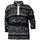 Benton Springs Printed Fleecepullover Schwarz M