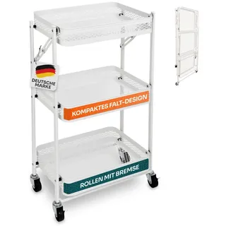 Gardissimo Slot Rollwagen Servierwagen Regal Badregal Wagen klappbar