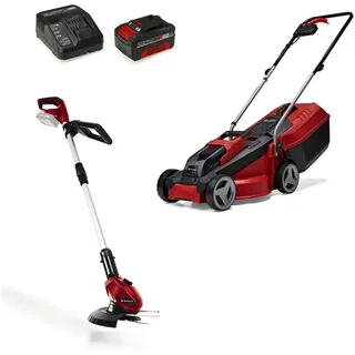 inkl. 1 x 4,0 Ah Akku + Rasentrimmer GE-CT 18