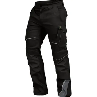 Leibwächter Arbeitshose Flex-line Herren Bundhose schwarz-grau, 46