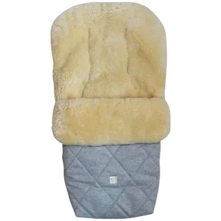 Kaiser Coosy Lammfell Kinderwagen Fusssack, Kaiser Fusssack light grey melange)